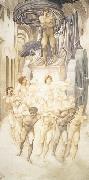 Burne-Jones, Sir Edward Coley, The Sleep of king Arthur in Avalon